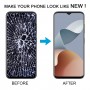 ZTE Blade A54 LCD スクリーンデジタイザ用フレーム付きフルアセンブリ (ブラック)