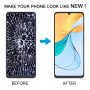 ZTE Blade V50 Vita 8550 LCD képernyős digitalizálóhoz, teljes összeszerelés kerettel (fekete)