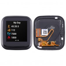 מסך LCD מקורי של Garmin Venu SQ עם הרכבה מלאה של Digitizer (שחור)