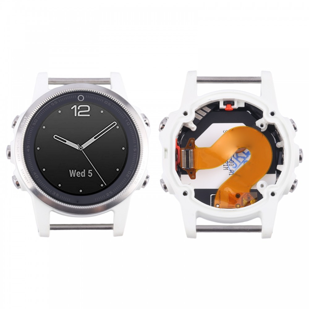 Für Garmin Fenix ​​5S Original-LCD-Bildschirm mit Digitizer-Vollmontage (Silber)