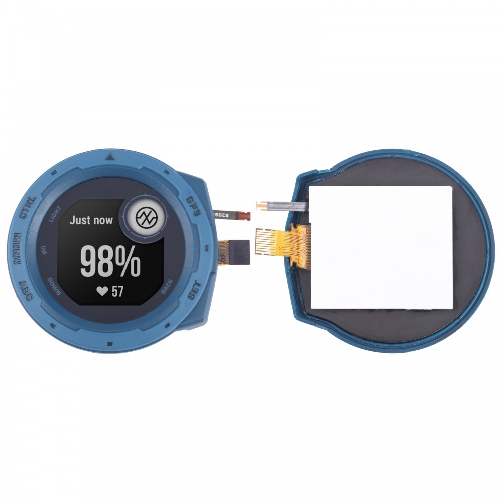 For Garmin Instinct Original LCD Screen with Digitizer Full Assembly(Blue)