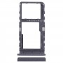 Para TCL 40 XE Bandeja de tarjeta SIM + Micro SD original (negro)