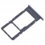 For TCL 205 Original SIM + SIM/Micro SD Card Tray (Black)