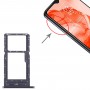 For TCL 205 Original SIM + SIM/Micro SD Card Tray (Black)