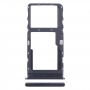 For TCL 20s Original SIM Card Tray + Micro SD Card Tray (Black)