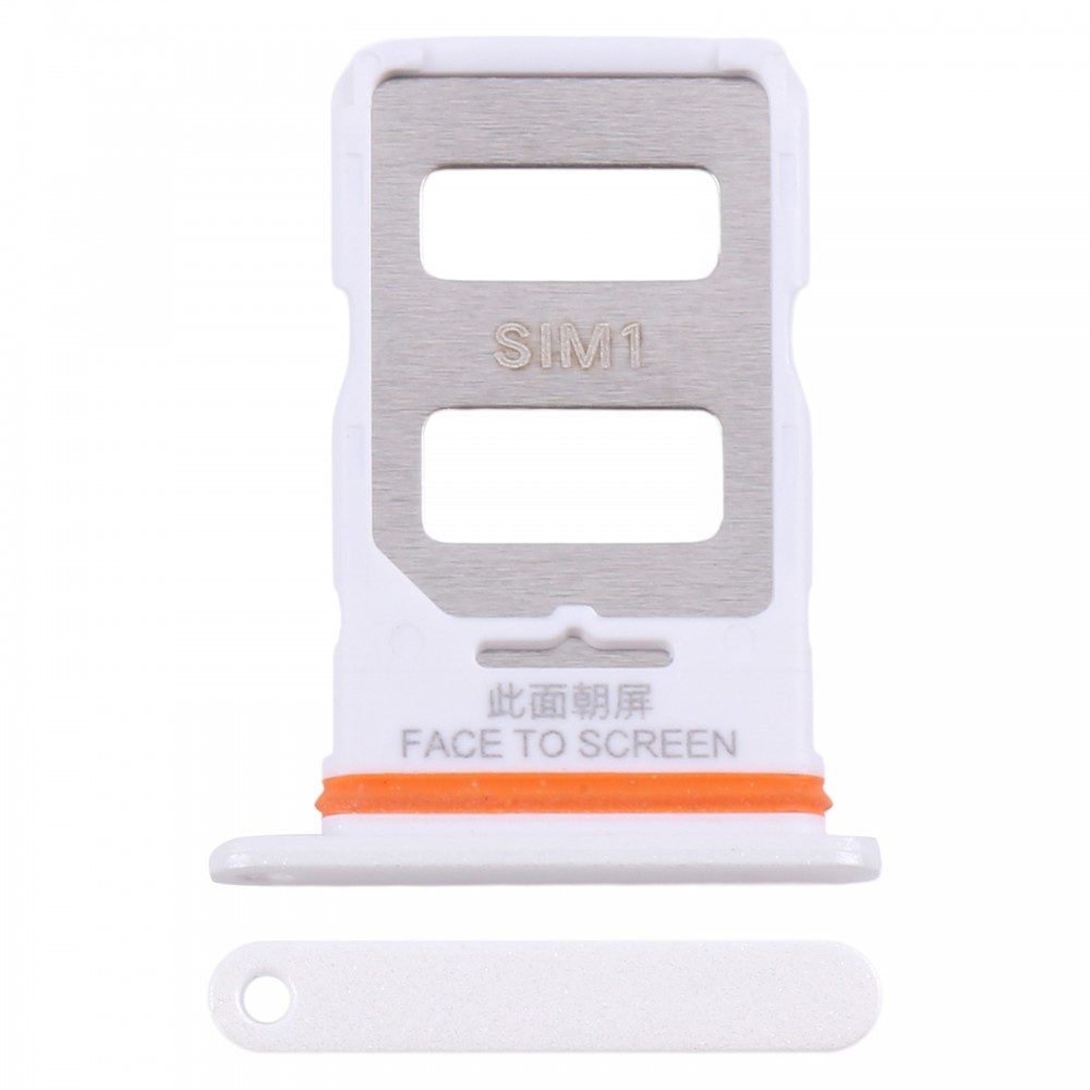 עבור Xiaomi Poco X6 5G מגש כרטיס SIM מקורי + מגש כרטיס SIM (לבן)