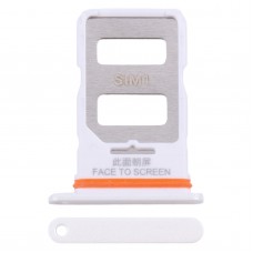 Pour Xiaomi Poco X6 5G Plateau de carte SIM d'origine + Plateau de carte SIM (Blanc) 