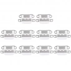 10 PCS Charging Port Connector for iPhone 6 Plus(White)