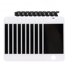 10 PCS Digitizer Assamblee (LCD + Frame + Touch Pad) iPhone 4 (valge)