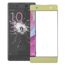 מסך קדמי עדשת זכוכית חיצונית עבור Sony Xperia XA (ליים זהב)