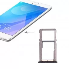 SIM картата тава за Meizu M6 Бележка (черен)