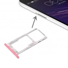 对于魅族美兰金属SIM + SIM / Micro SD卡盘（粉红色）