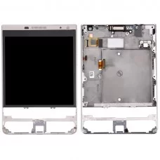 Écran LCD et Digitizer Assemblée réunie avec cadre pour BlackBerry Passport Silver Edition