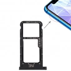 Bandeja de tarjeta SIM para Huawei P inteligente + / Nova 3i (Negro)