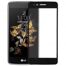 מסך קדמי עדשת זכוכית חיצונית עבור LG K8 (2017) Aristo M210 MS210 M200N US215 (שחור)