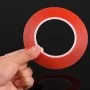 2mm Szerokość 3M Dwustronna Naklejka Taśma Naklejki na iPhone / Samsung / HTC Mobile Telefon Dotykowy Naprawa panelu, Długość: 25m (czerwony)
