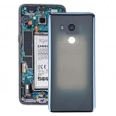 Copertura posteriore della batteria con la Camera Lens per HTC U11 + (trasparente nero)