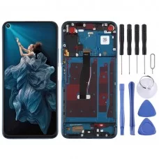 Écran LCD et Digitizer Assemblée complète avec cadre pour Huawei Honor 20 Pro (Bleu)