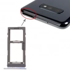 SIM-Karten-Behälter + Micro-SD-Karten-Behälter für Galaxy S10 + / S10 / S10e (blau)