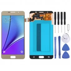 OLED Матеріал ЖК-екран і дігітайзер Повне зібрання для Samsung Galaxy Note 5 (Gold)