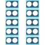 10 PCS lente de la cámara cubierta adhesiva para Huawei Honor 8X