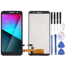 LCD képernyő és digitalizáló Teljes Assembly for Vodafone Smart E9 / VFD520 / VFD527 / VFD528 / VFD529 (fekete)