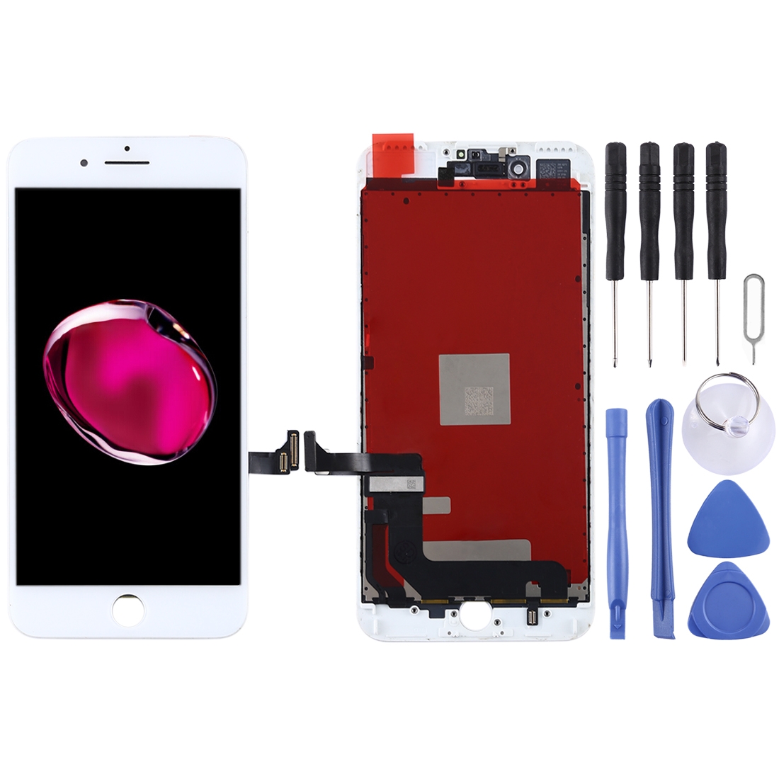 Original LCD Screen and Digitizer Full Assembly for iPhone 7 Plus(White)