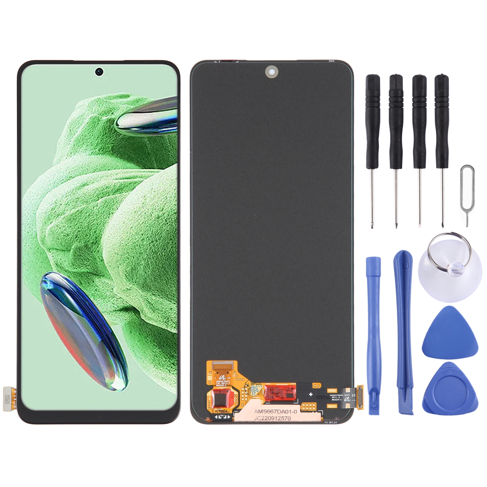 Оригинальный ЖК -экран AMOLED для Xiaomi Redmi Note 12 China / Note 12 5G с  полной сборкой Digitizer